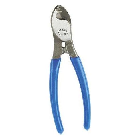 Prokits Pro'sKit 8K-A202A Schmiedekabelschneider - 160 mm - Backen mit hoher Hebelwirkung - PVC-Griff (160 mm) (8PK-A202)