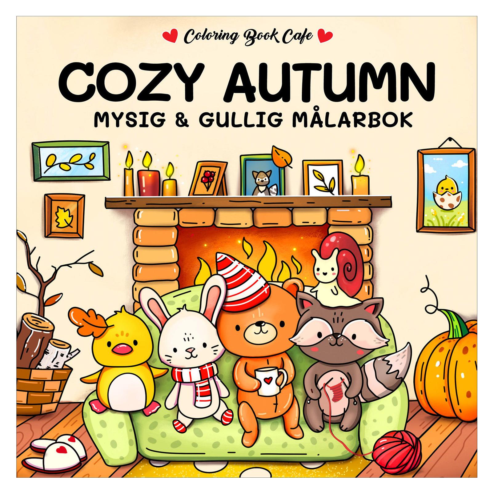 Samsonite Målarbok : Cozy Autumn (Blanko) (9788776390143)