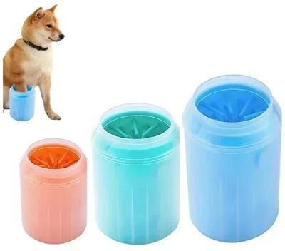 Uplift Picks Soft Silicone Dog Paw Washer Cup Paw Cleaning Brush For Dogs And Cats green L