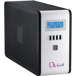 L-Link LL-7716 Unterbrechungsfreie Stromversorgung (USV) Line-Interaktiv 1,6 kVA 900 W 2 AC-Ausgänge (900 W, Line-Interaktiv USV), USV