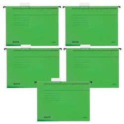 LEITZ Hängemappen ALPHA 1985 grün - 5 Stück
