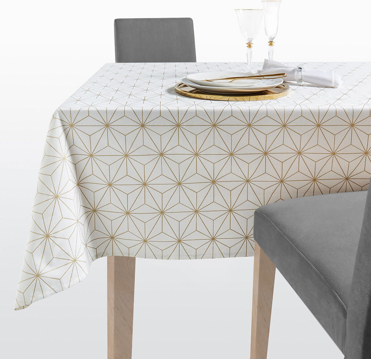 SO'HOME Nappe imprimée NOËL NORDIC STAR