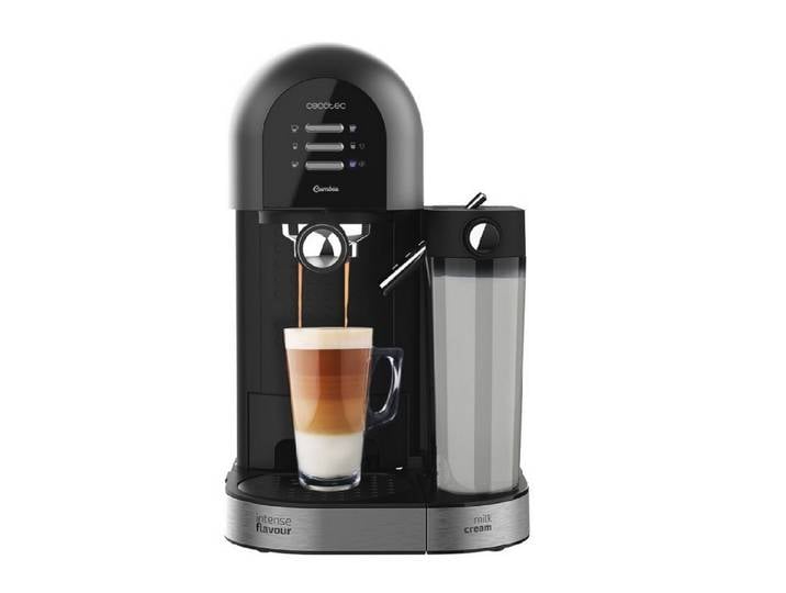 Cecotec Espressomaschine, 1.7l Kaffeekanne, Instant-ccino 20 Chic Serie Nera