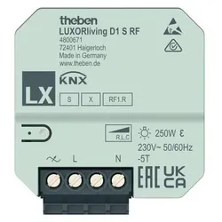 Theben UP-Funk-Dimmaktor LUXORliving D1 S RF