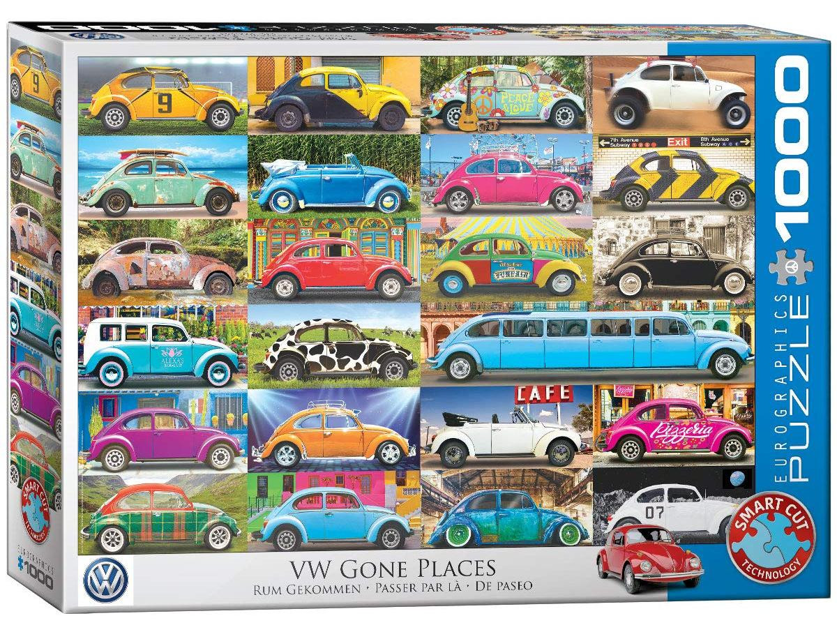 Eurographics Puzzel VW Kever Gone Places - 1000 stukjes