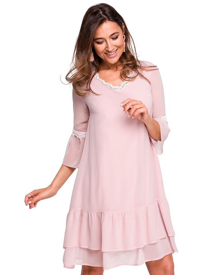 Stylove Kleid in Rosa - XXL