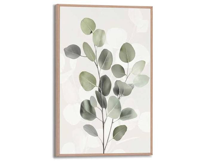 REINDERS Gerahmtes Bild, Eucalyptus Zweig, Küche, MDF, 30 x 20