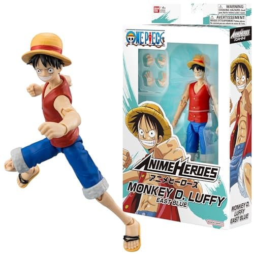 Bandai Anime Heroes One Piece Monkey D. Luffy East Blue actiefiguur 17 cm