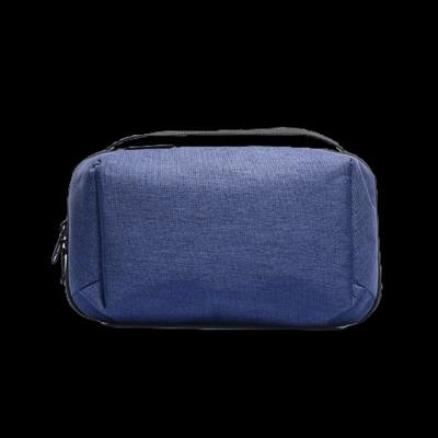 Travel Ready Tech Organizer Pouch Portable Electronics Storage Case For Cables & Gadgets navy Blue