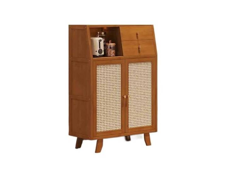YHxFlux Küchenschrank Küchen-Sideboard im Retro-Stil, Wohnzimmer-Aufbewahrungseinheit Lagerung