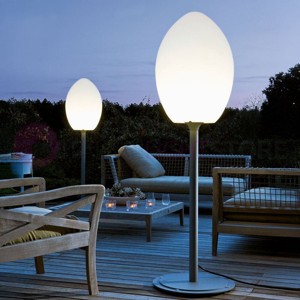 Egg Piantana Portatile Moderna Per Esterni H.162 Arredo Giardino