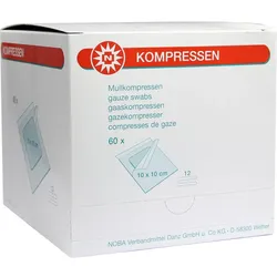 Mullkompressen 10x10cm 12F Steril 60 ST