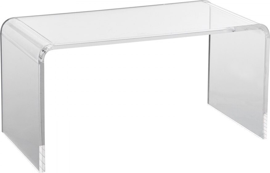 Beistelltisch - Transparenter Acryltisch 813 x 401 x 414 mm - Ideal für Wohnzimmer, Schlafzimmer, Arbeitszimmer - Couchtisch für Getränke, Essen, Snacks