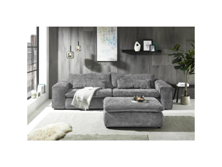 Livetastic Hocker Venice, Grau, Kunststoff, rechteckig, 120x47x88 cm, Made in EU, Wohnzimmer, Hocker, Sitzhocker