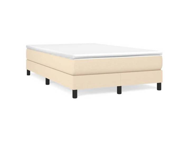 Lit chambre - VIDAXL - SOLOMON - Crème - 120x200 cm - Tissu 100% polyester