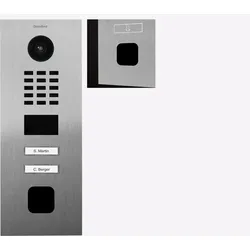 DoorBird D2102FV EKEY sLine IP Video Türsprechanlage – Edelstahl V4A