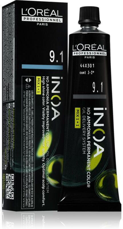 L’Oréal Professionnel Inoa Permanent-Haarfarbe ohne Ammoniak Farbton 9.1 60 ml