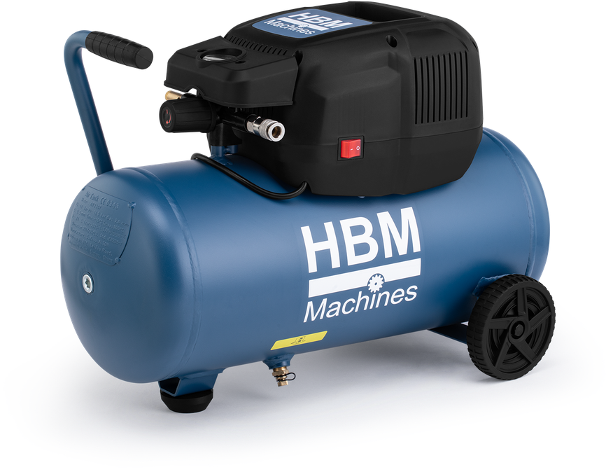 HBM ölfreier Kompressor, 24 Liter, 8 Bar, 1,7 PS