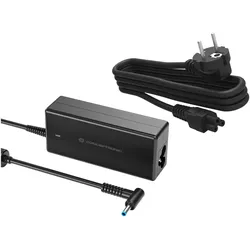 Conceptronic Ladegerät 1Port DC-Port 4.5x3.0mm 65W 1,2m sw (65 W), Notebook Netzteil, Schwarz