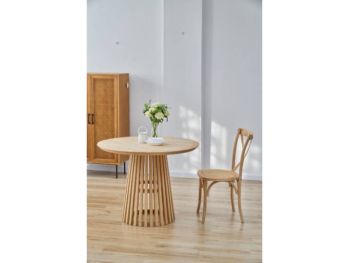 2er Set SIT Möbel Stuhl Hevea/Rattan