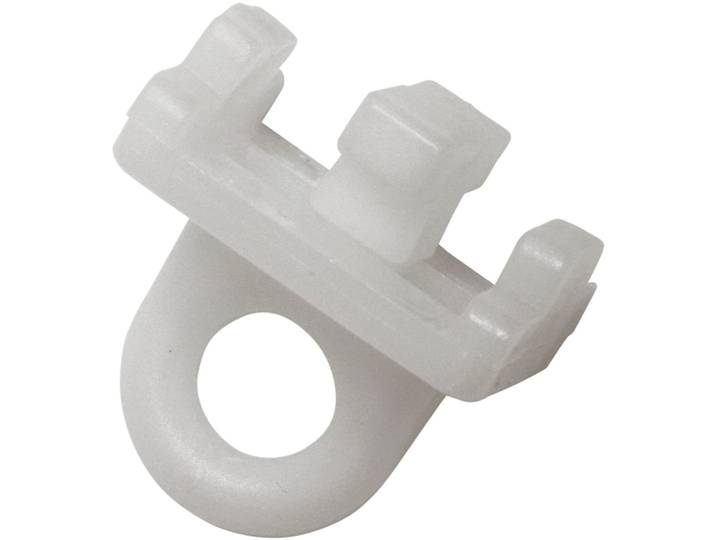 Feststeller GARDINIA Zwischenfeststeller Gr. 1, weiss (weiß), B:6cm, Kunststoff, Gardinenbefestigungen, Feststeller, Serie Aluminiumschiene 13 mm