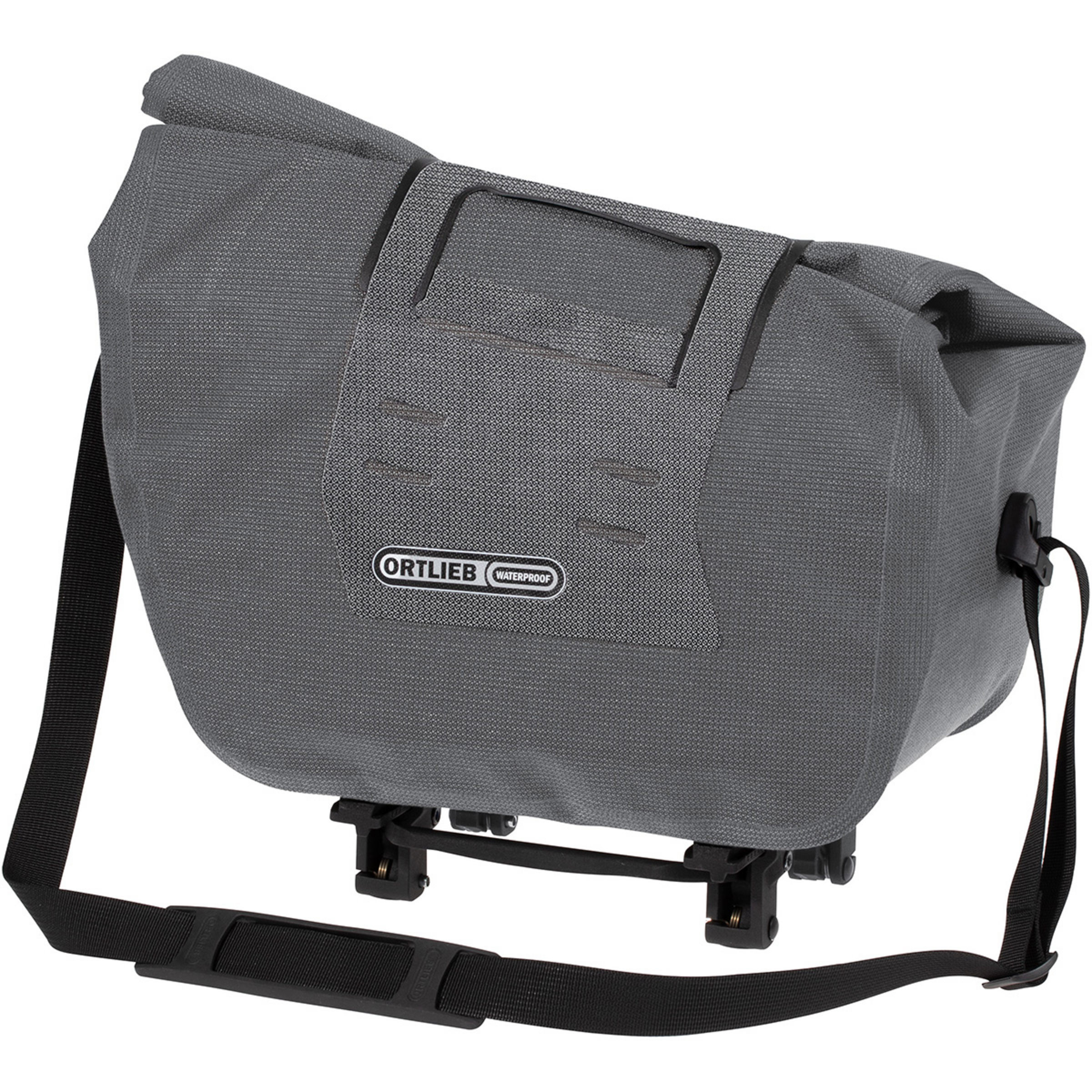 Ortlieb Trunk-Bag RC Urban Top-Lock Gepäckträgertasche Fahrradtaschen grau Größe 12L Bikepacking | Commuting Wasserdicht
