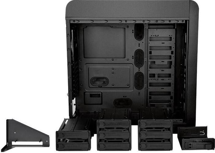 Thermaltake Core V71 Tempered Glass Edition Full Tower PC-behuizing, zwart, ATX, E-ATX, micro ATX