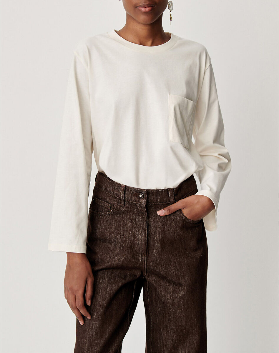 SESSUN T-shirt manches longues col rond, SEVERIANO