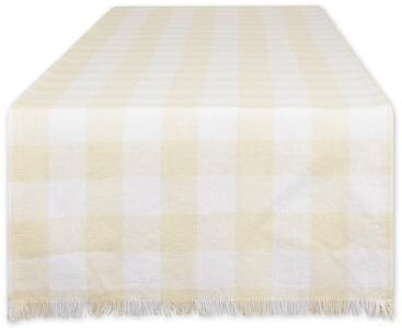 DII Heavyweight Fringed Table Runner