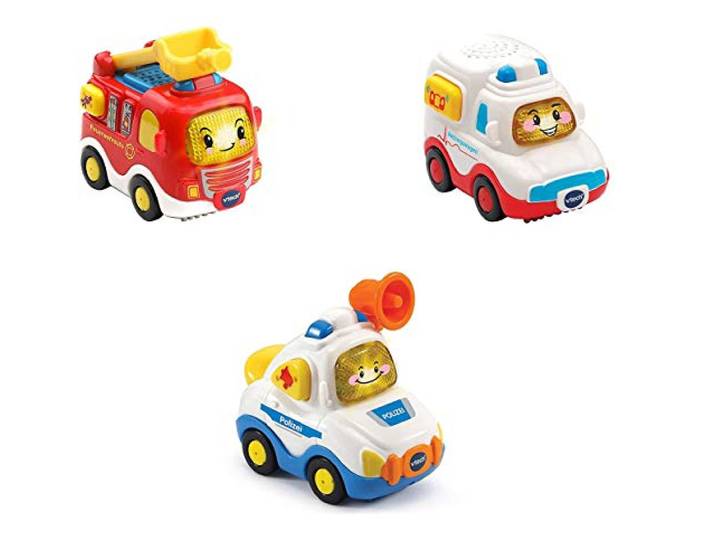 VTech TUT TUT Baby Flitzer 3er Set - Einsatzfahrzeuge