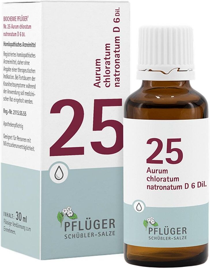 Schüßler Biochemie Pflüger 25 Aurum chlor.natr.D 6 Tropfen