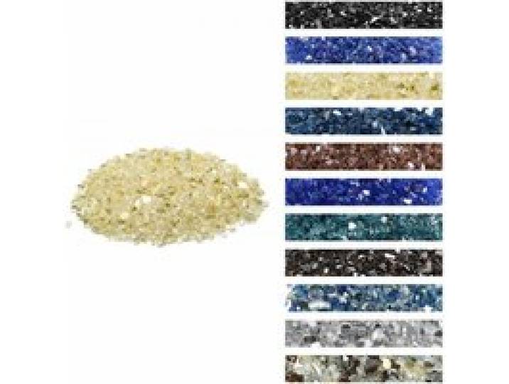 VEVOR Feuerglas, 4,5 kg hochtemperaturbeständige Glassteine, 12,7 mm reflektierende Feuerstellen-Glasperlen, Feuerstelle Glasfelsen, Kaminglas, Feuerkristall, Feuerperlen, für Kamin, Golden