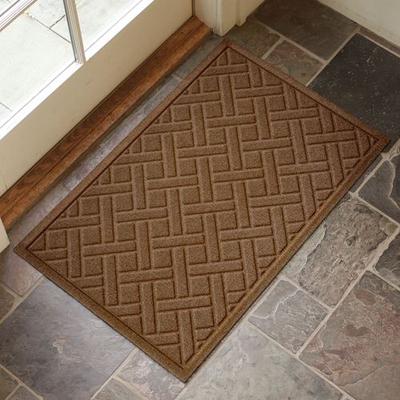 Bungalow Dba Matterly Lattice Doormat 35 x 23, 35 x 23, Dark Brown