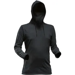Kapuzen-Langarmshirt "104374" - S - braun