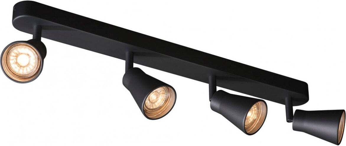 Slv Avo Cw Quad, Indoor Wand- Und Deckenaufbauleuchte, Qpar51, Schwarz - Wand- Und Deckenleuchten