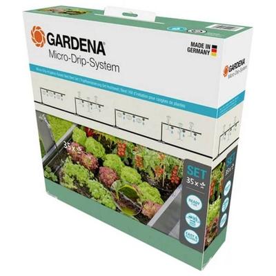 GARDENA Micro-Drip System 13455-20 Bewässerungs-Komplettset Hochbeet/Beet (35 Pflanzen) 13 mm (1/2') Ø