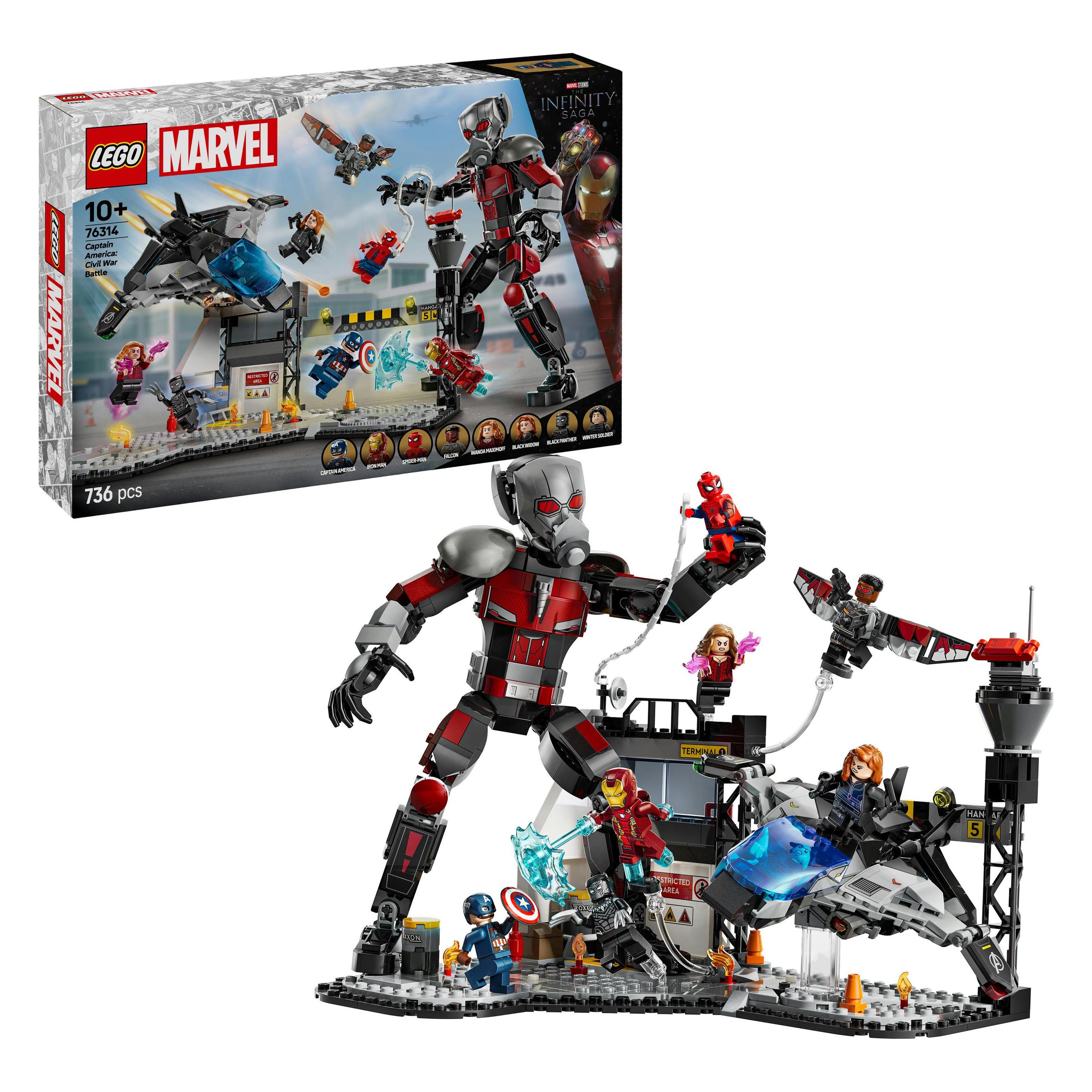 LEGO Captain America: Civil War Actionduell (LEGO Marvel) (76314)