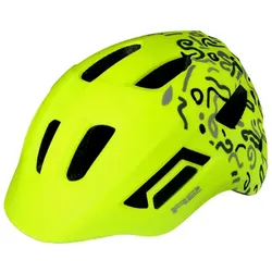 R2 Pulse Kinder-Fahrradhelm neon gelb/grau Gr. XS (48-52 cm)