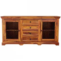Kommode Jali 180x90x45 aus indischem Sheeshamholz