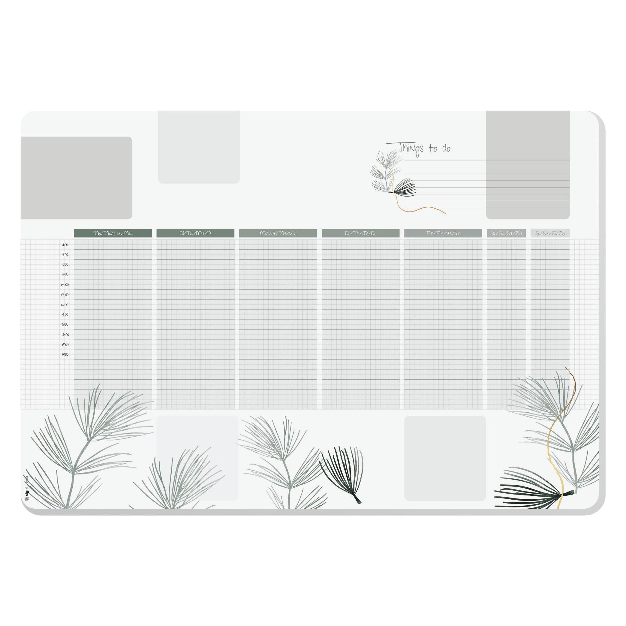 Sigel Papier-Schreibunterlage Design (41 x 59.50 cm) (HO590)