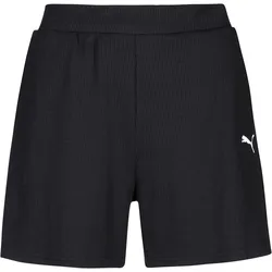 PUMA Essential Elevated Shorts Damen | Gr. M | schwarz - schwarz