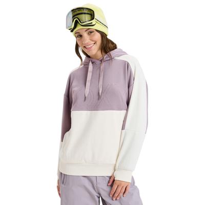 Fleecepullover ROXY "Liberty", Damen, Gr. XS, nirvana, Obermaterial: 84% Polyester, 12% Viskose, 4% Elasthan., Sweatshirts Fleecepullover