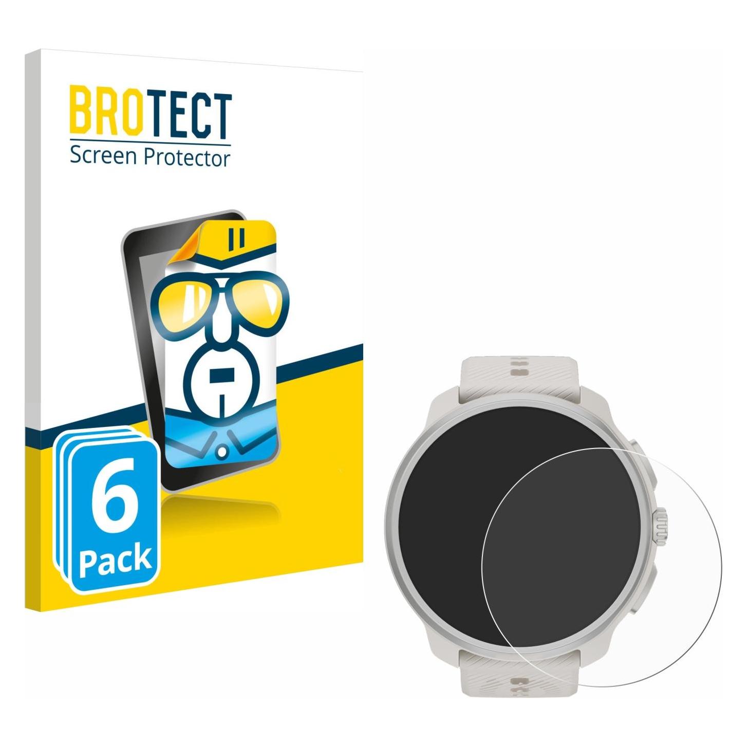 Brotect Schutzfolie für Suunto Race 2 Displayschutz Displayschutzfolie Folie Klar Transparent (4260226)