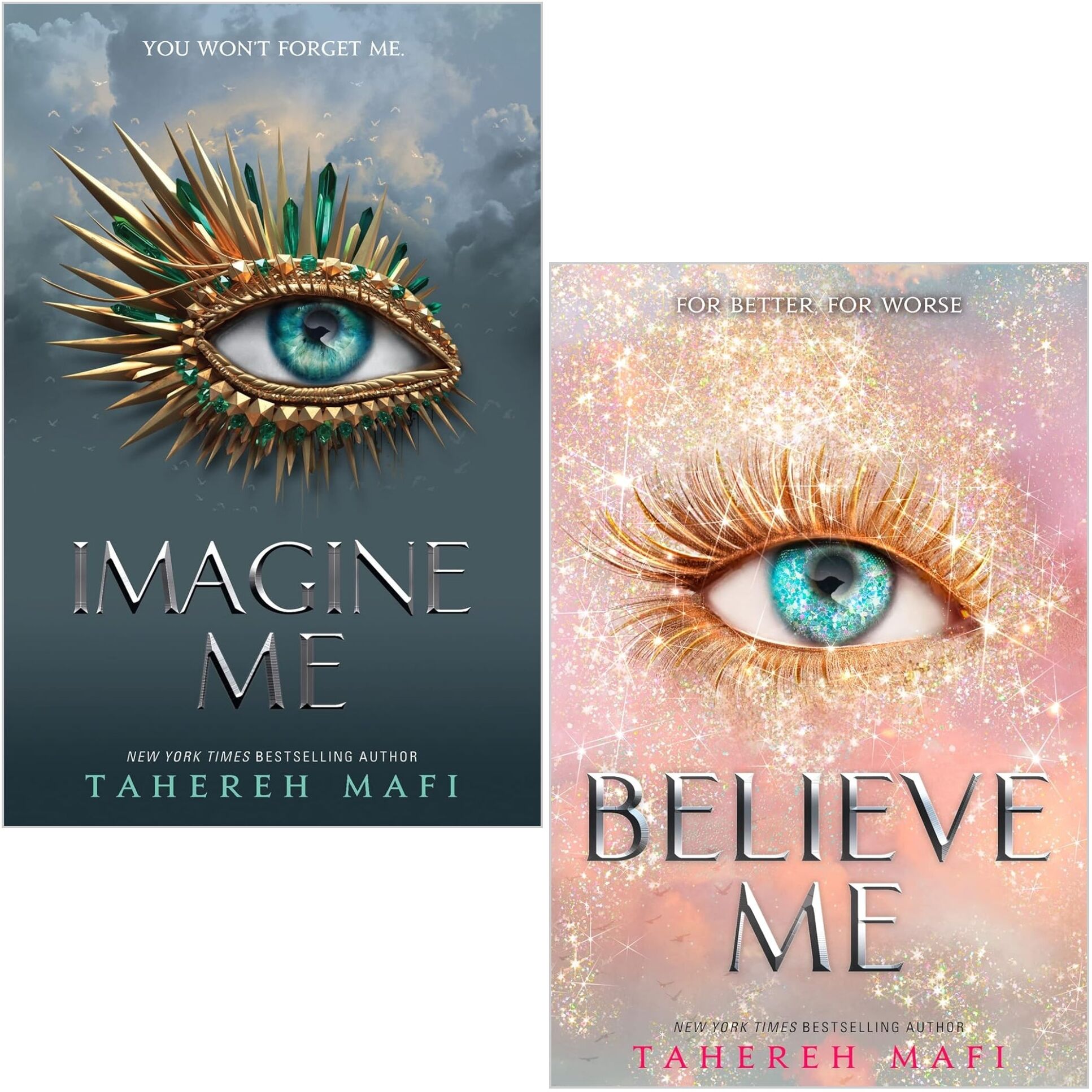 Electric Monkey Shatter Me Series 2 Books Set by Tahereh Mafi (Imagine Me and Believe Me)