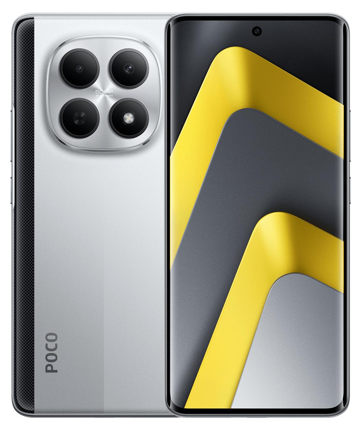 Xiaomi POCO M8 5G Smartphone 8/512GB 6,77" Silber