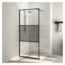 vidaXL, Duschkabine + Duschwand, Yadener (Muster) (90 cm, 90 cm, 195 cm)