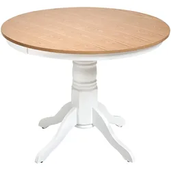 ESSTISCH Helle Esche 100/100 cm Holz Akron