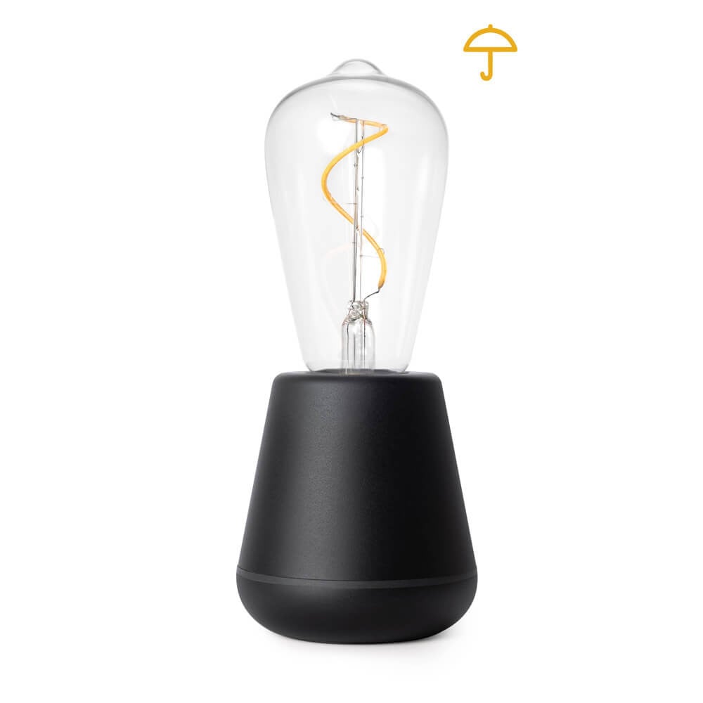 Humble One Black IP65 Oplaadbare Tafellamp - Zwart
