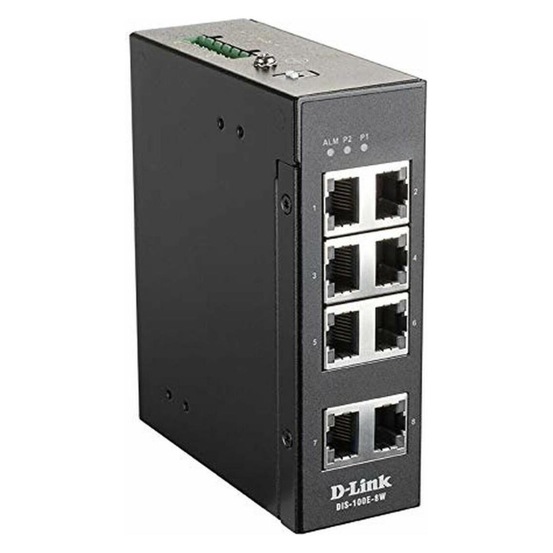 D-Link DIS-100E-8W 8-Port Unmanaged Layer2 (8 Ports) (DIS-100E-8W)