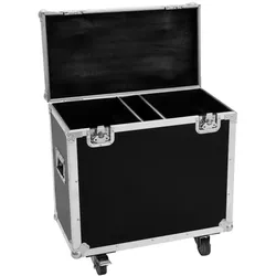 ROADINGER Flightcase 2x TMH-S200 mit Rollen